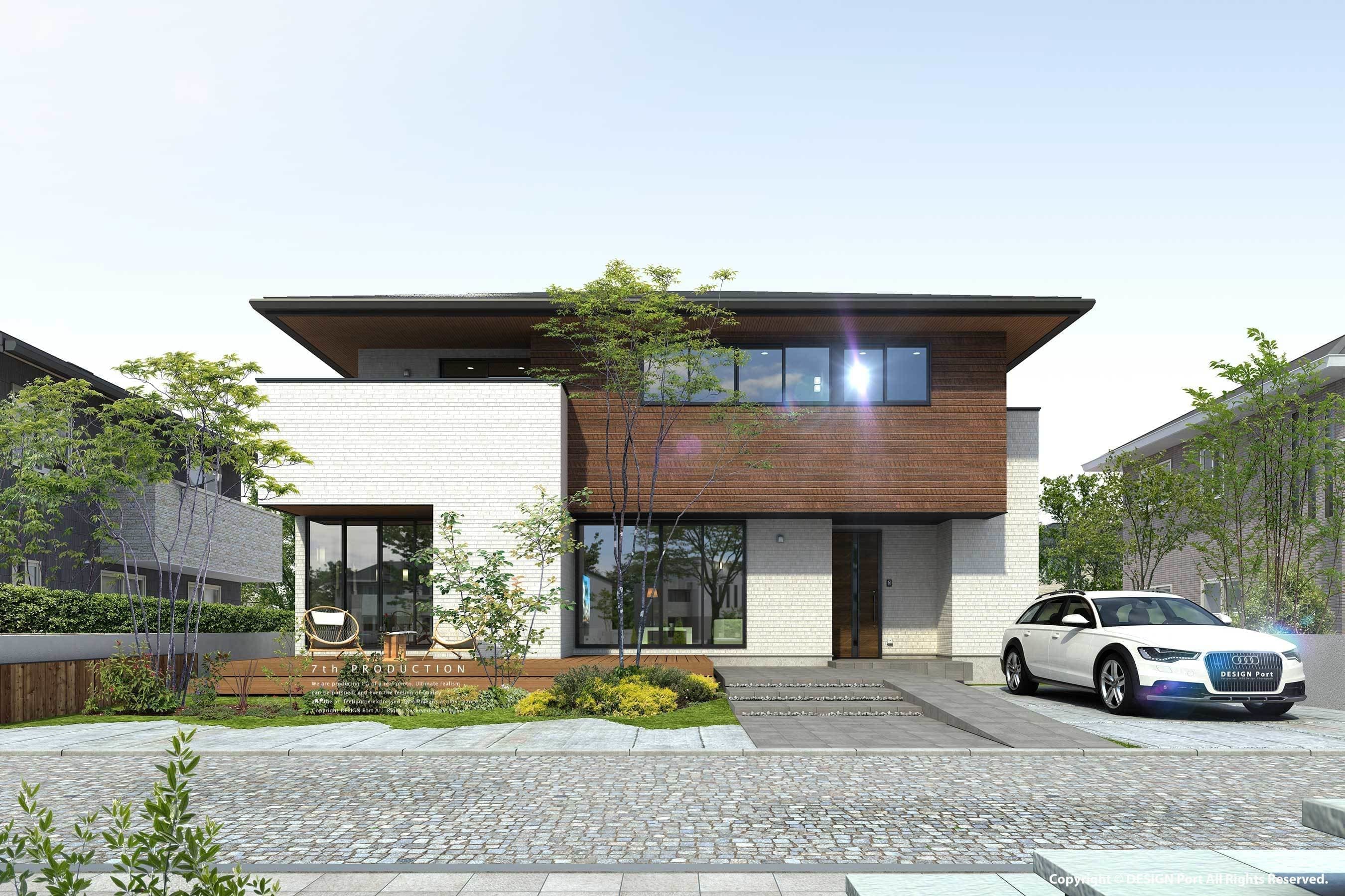 マイホームのCGパース